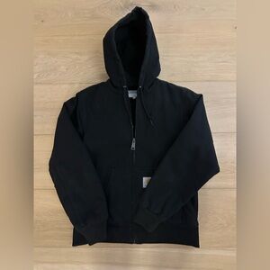 CARHARTT WIP Active Jacket Black Winter Rigid — size XSMALL